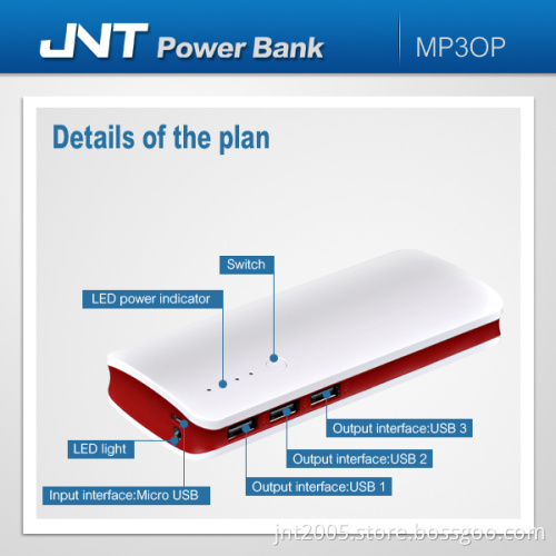 Portable 10000mAh Power Bank Best Price High Quality Power Bank Robust & Concise Device for Tablets and Smartphones 030